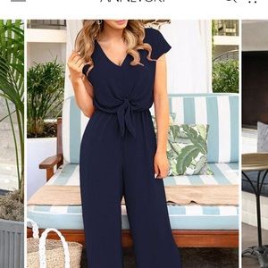 Navy Blue Jumpsuit